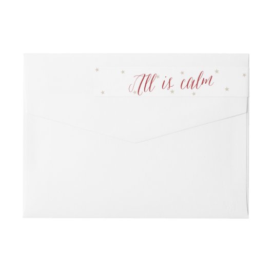 Stille nacht Alles is kalm Kerstmis (Achterkant)