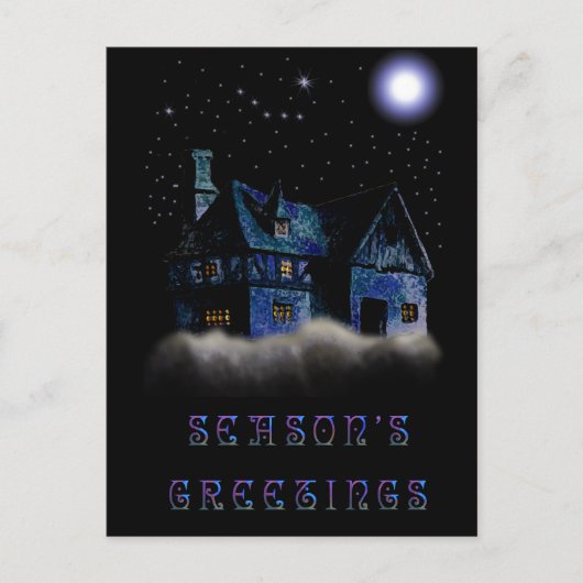 Stille Nacht Feestdagenkaart (Voorkant)