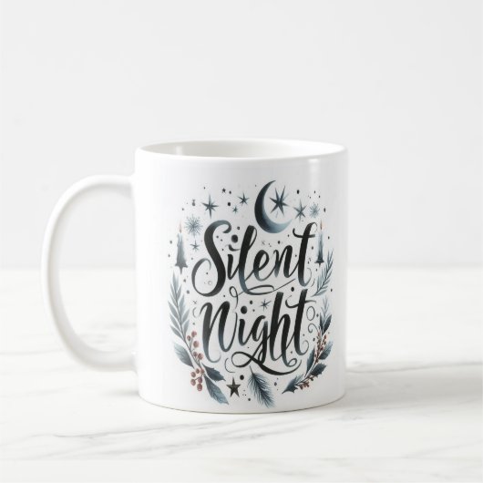 Stille Nacht Kerst Koffie Mok (Links)