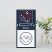 Stille Nacht Kerstkaart (Staand voorkant)