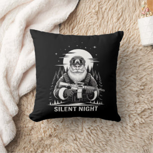Stille Nacht Kerstman Kerst Militaire Veteraan Kussen
