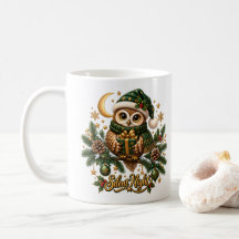 Stille Nacht Kerstuil Vakantie Koffiemok