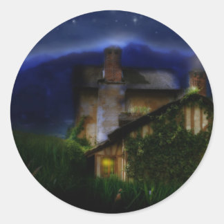 Stille nacht Majesteit Ronde Sticker