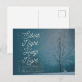 STILLE NIGHT / Kerstansichtkaart Feestdagenkaart (Voorkant / Achterkant)