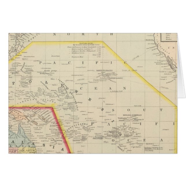 Stille Oceaan, Oceaangebied (Voorkant Horizontaal)