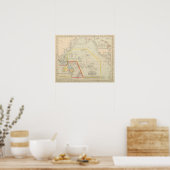 Stille Oceaan, Oceaangebied Poster (Keuken)