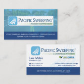 Stille Oceaan Visitekaartje (Voorkant / Achterkant)