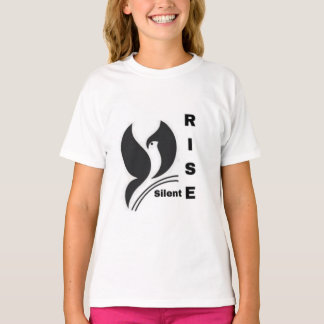 Stille Opkomst Vogel Logo Minimalistische Zwarte K T-shirt