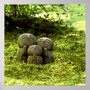 Stille Passage — Japanse Wabi-Sabi Harmonie Foto Poster