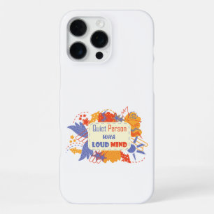 Stille Persoon Met Luidruchtige Gedachten blauw ge iPhone 16 Pro Max Hoesje