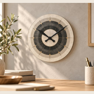 Stille Radius Wandklok Ronde Klok