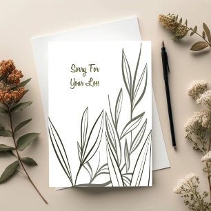 Stille Rietpluimen – Botanische Sympathiekaart Kaart