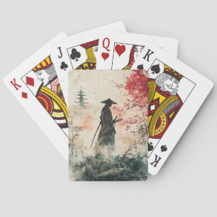 Stille Samurai Rode Bos (1) Pokerkaarten