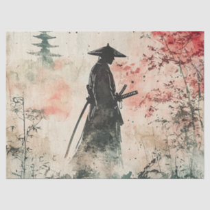 Stille Samurai Rode Bos (1) Tissuepapier