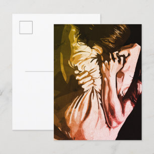 Stille Schreeuw – Uitdrukking van innerlijke onrus Briefkaart