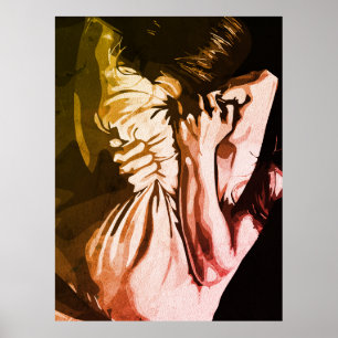 Stille Schreeuw – Uitdrukking van innerlijke onrus Poster