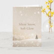 Stille Sneeuw, Zachte Gloed;Minimalistische Elegan