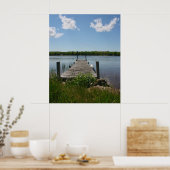 Stille steiger in het Upper Peninsula Poster (Keuken)