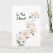 Stille Sympathiekaart met Bloesemende Kornoelje Kaart (Voorkant)