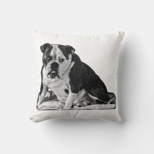 Stille Uur, Bulldog Humeur Kussen