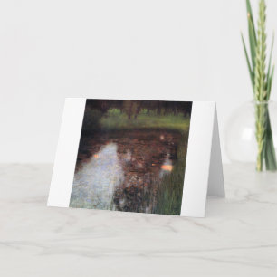 Stille vijver op het terrein van kasteel Kammer, G Kaart