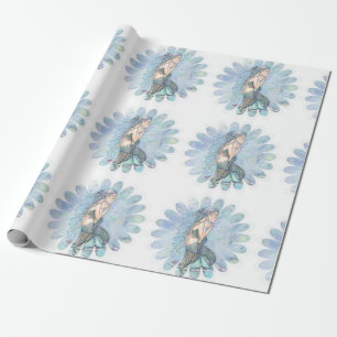 Stille Wateren Zeemeermin Moeder en Baby Baby Show Cadeaupapier