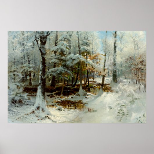 Stille Wintermiddag Poster (Voorkant)