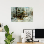 Stille Wintermiddag Poster (Thuiskantoor)