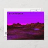 Stille Woestijn Avond Feestdagenkaart (Voorkant / Achterkant)