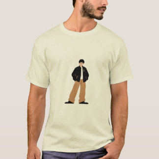 Stille Ziel – Anime Jongen Esthetische Kunst T-shirt