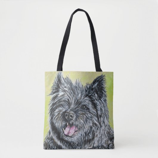 Stiller the Cairn Terrier Painting Draagtas (Voorkant)