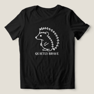 Stilletjes Dappere Egel Tri-Blend Shirt