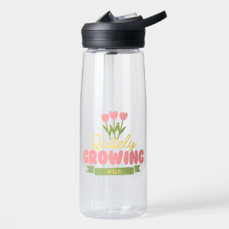 Stilletjes in het wild groeiend | Inspiratief bloe Waterfles