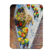 Stilleven - Appels en druiven Claude Monet Magneet (Verticaal)