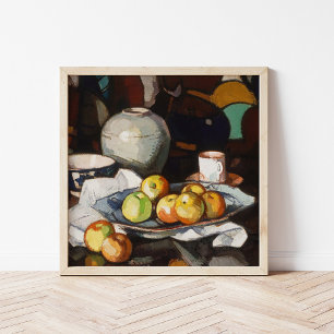 Stilleven, appels en kruik   Samuel John Peploe Poster