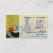 Stilleven Blauwe Emaille Koffiepot, Aardewerk...