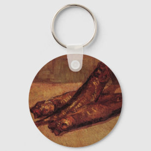Stilleven Bloaters en Knoflook door Vincent van Go Sleutelhanger