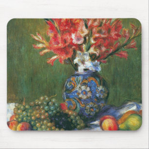 Stilleven Bloemen en Fruit van Pierre Renoir Muismat