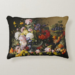  stilleven bloemen en vruchten accent kussen