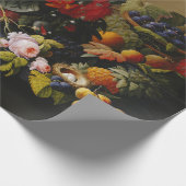 stilleven bloemen en vruchten cadeaupapier (Hoek)