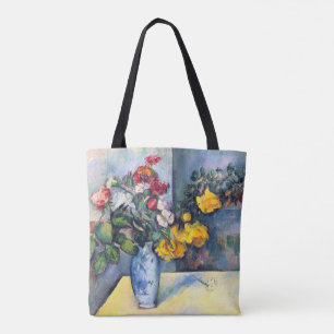 Stilleven Bloemen in een Vaas Door Paul Cezanne Draagtas