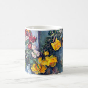 Stilleven Bloemen in een Vaas Door Paul Cezanne Koffiemok