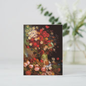 Stilleven Bloemen in een Vaas door Vincent van Gog (Staand voorkant)