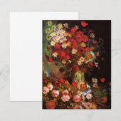 Stilleven Bloemen in een Vaas door Vincent van Gog (Voorkant / Achterkant)
