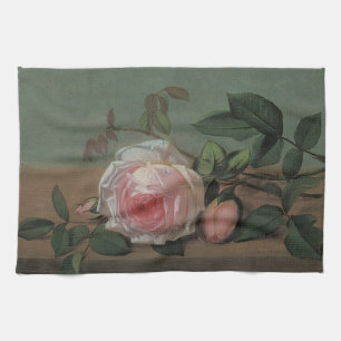 Stilleven Bloemen op een Richel door Otto Ottesen Theedoek