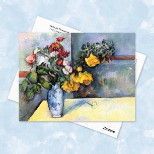 Stilleven Bloemen Vaas Paul Cezanne Briefkaart