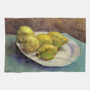 Stilleven Citroenen op een Bord door Vincent van G Theedoek