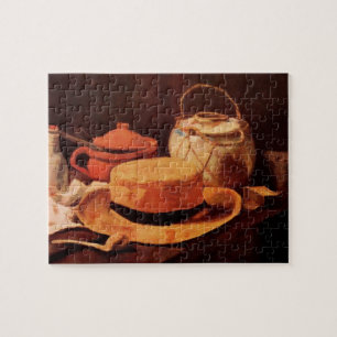 Stilleven Gele Strohoed door Vincent van Gogh Legpuzzel