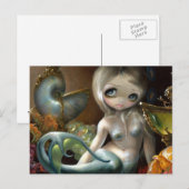 "Stilleven II: Briefkaart van Zeemeermin (Voorkant / Achterkant)
