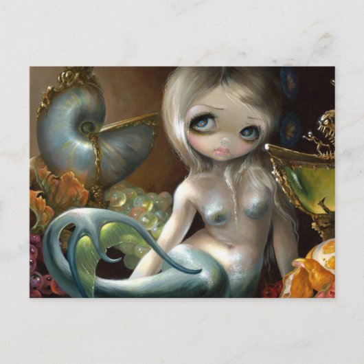 "Stilleven II :  Carte postale Zeemeermin" (Devant)